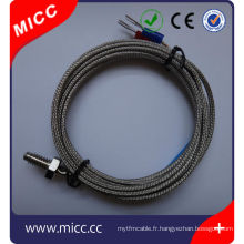 MICC thermocouple de haute qualité de type K / vis thermocouple